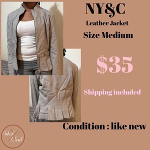 Ny&c leather jacket